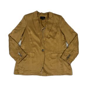 J Crew Alfie Blazer Womens 14 Gramercy Twill Light Cappuccino Jacket Career